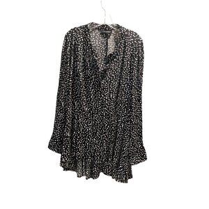 Lane Bryant Button Up Tunic Blouse 20